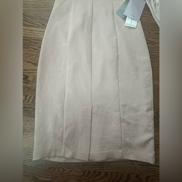 JS Collections Ashlyn Embroidered One Shoulder Midi Dress Size 2 NWT - Picture 9 of 16